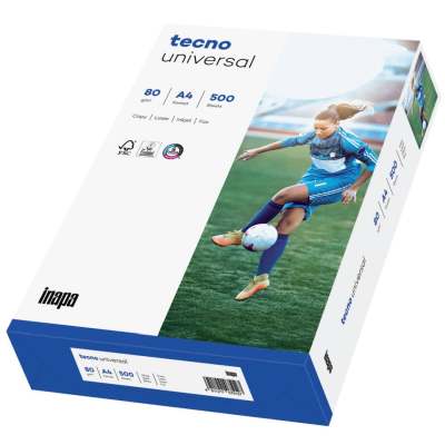 Kopierpapier tecno® universal - A4, 80 g/qm, weiß, 500 Blatt