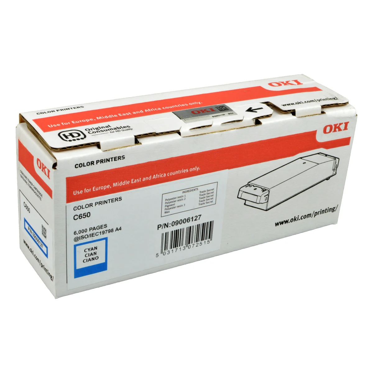 Oki Toner 09006127  cyan