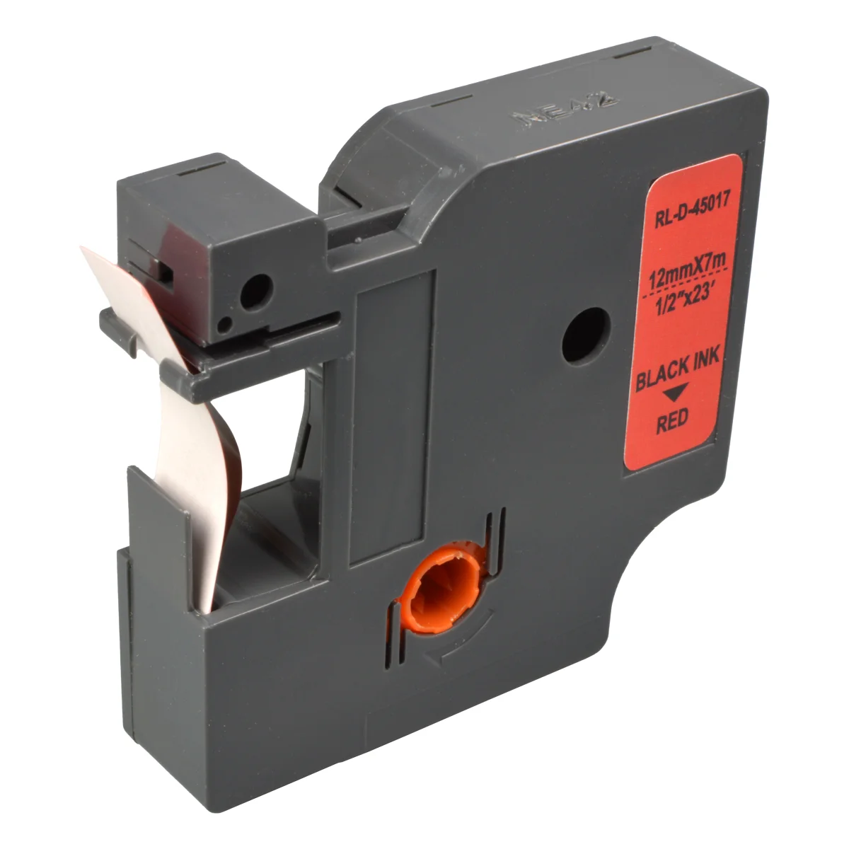 Dymo S0720570 Schriftband alternativ schwarz auf rot 12mm x 7 Meter - Digital Revolution