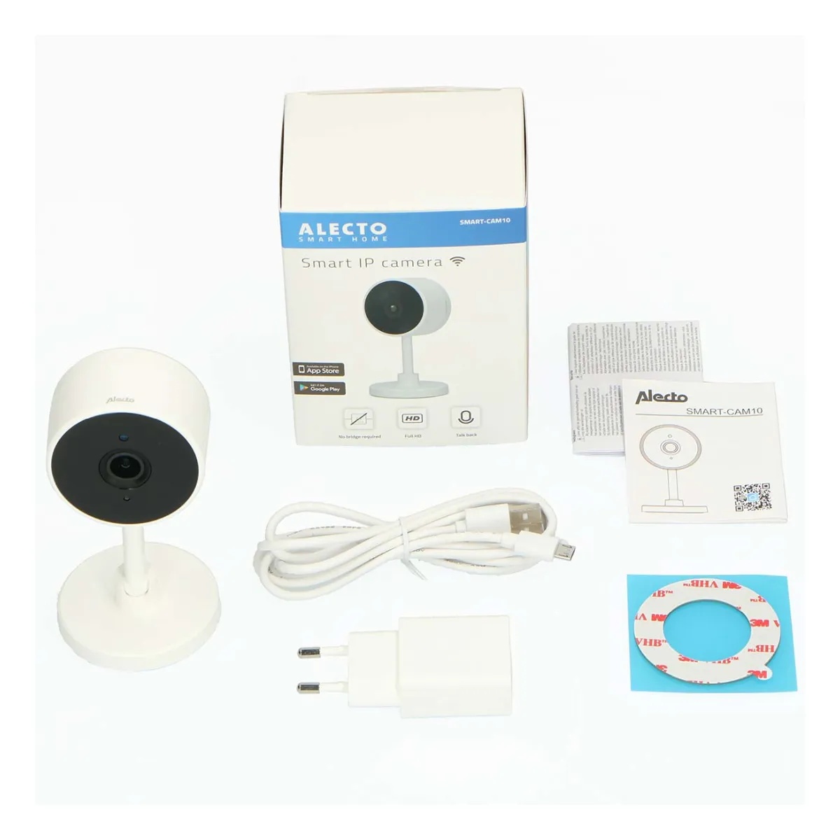 Alecto SMART-CAM10 Smarte Wi-Fi-Kamera IP-Kamera für die Hausautomation