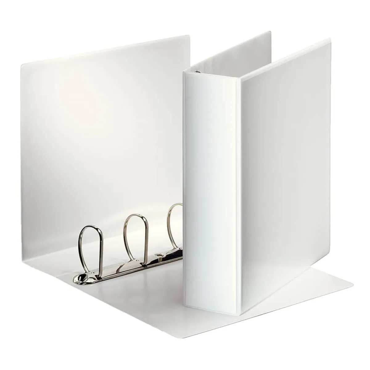 Esselte Ringbuch Präsentation, mit Taschen, A4, PP, 4 Ringe, 60 mm, weiß