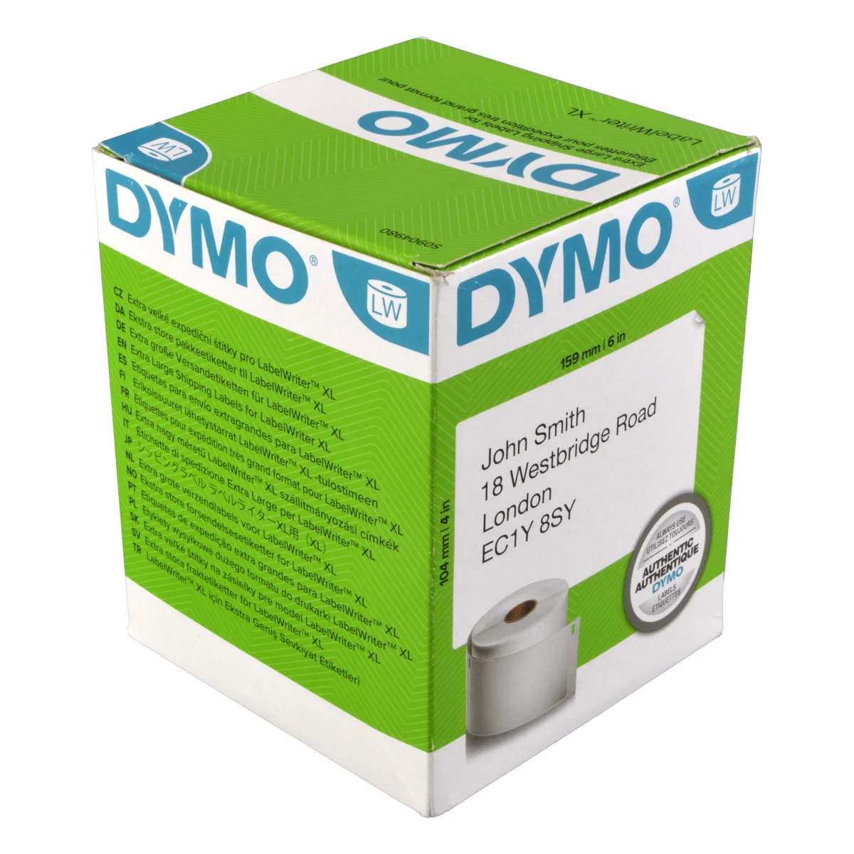 Dymo Labelwriter-Etiketten S0904980 weiß, 104 x 159mm, 220 St.