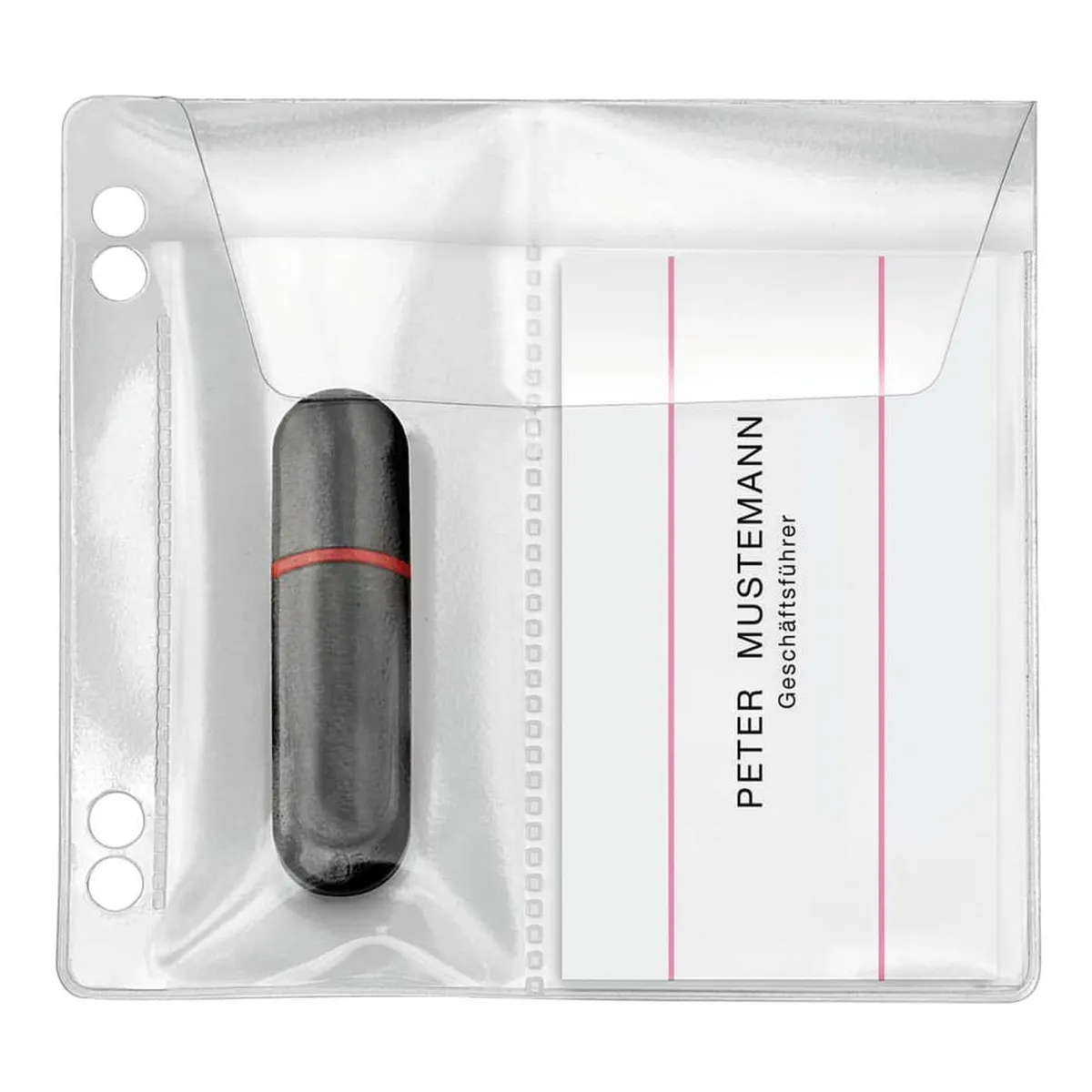 Veloflex USB Stick-Hülle zum Abheften - 5 Stück