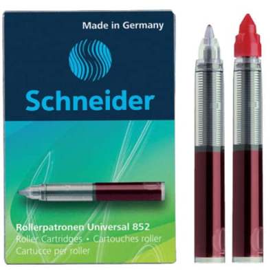 Rollerpatrone Universal 852 - M, rot, 5er Schachtel