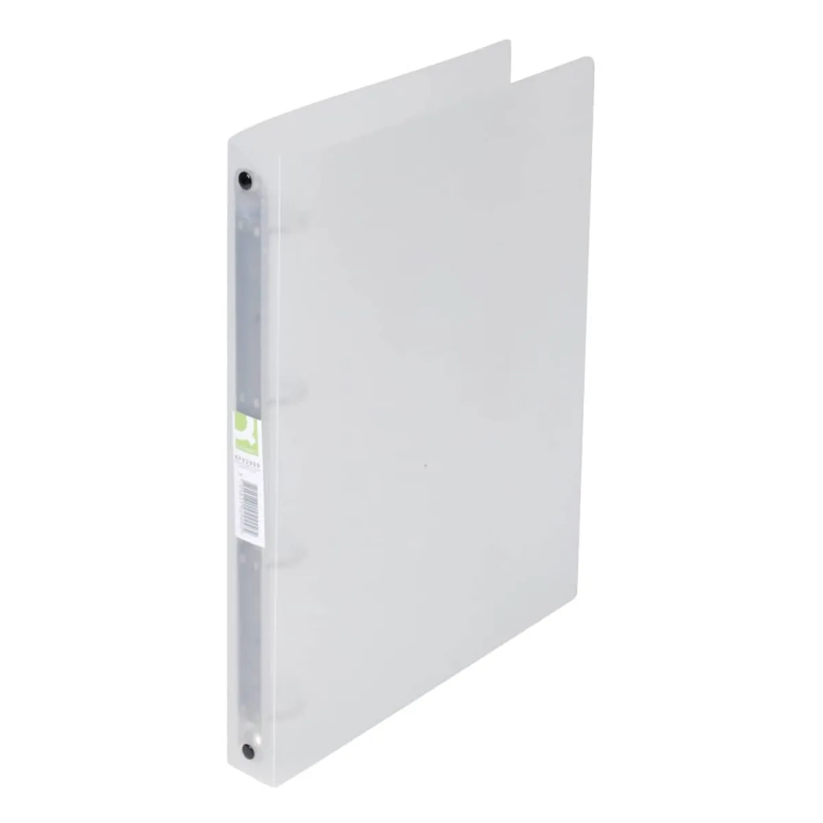 Q-Connect Ringbuch transparent - A4, 4-Ring, Ring-Ø 25 mm, transparent