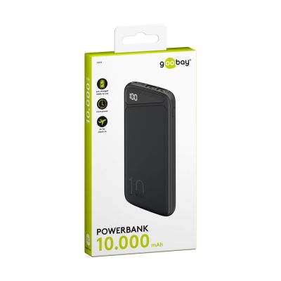 Goobay Powerbank Slimline 10.000 mAh