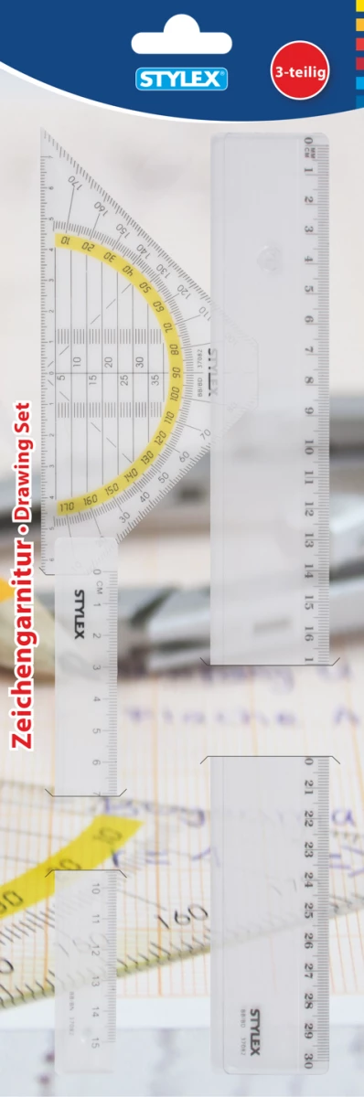 Stylex Zeichengarnitur, 3- teilig