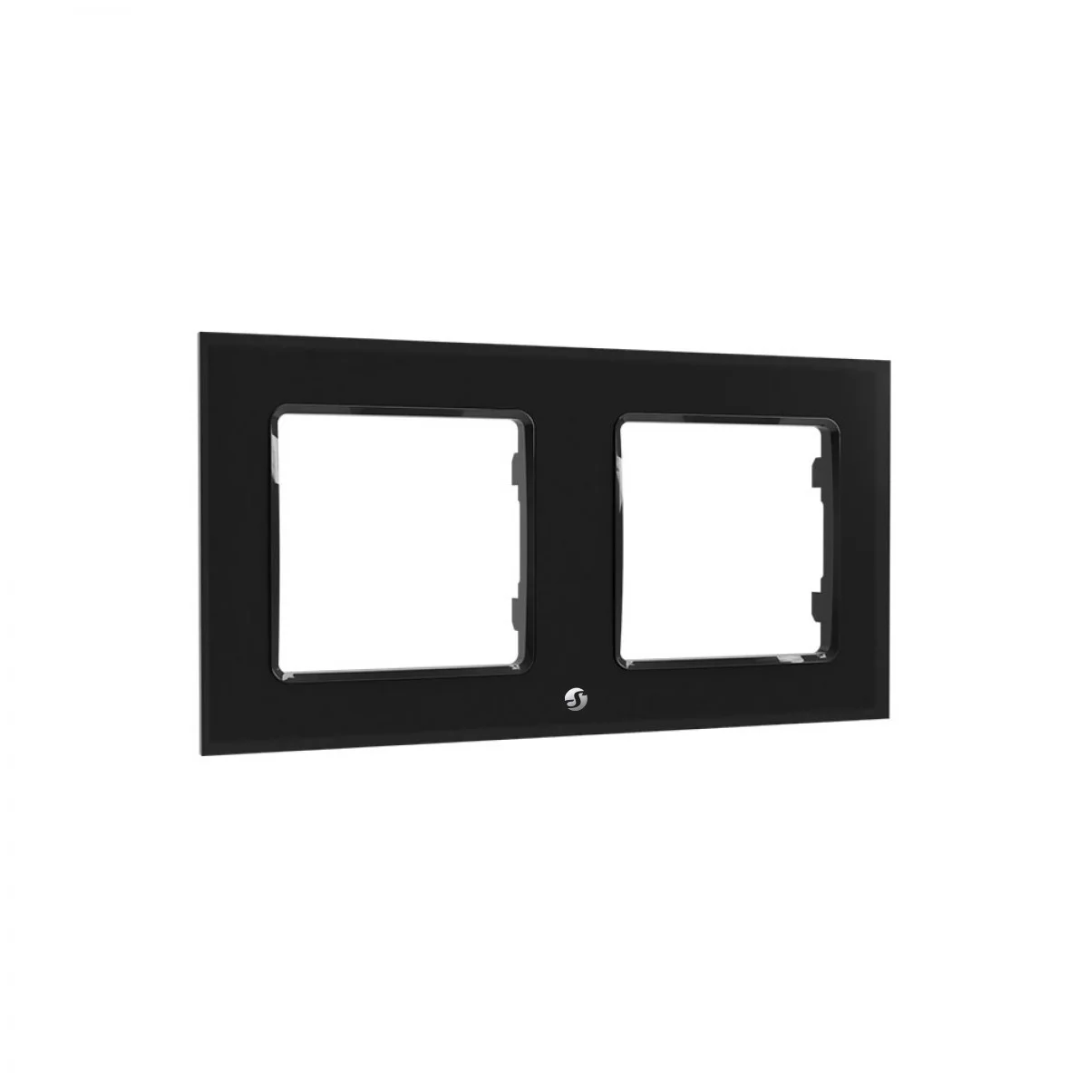 Home Shelly Accessories “Wall Frame 2“ Wandtaster Rahmen 2-fach Schwarz