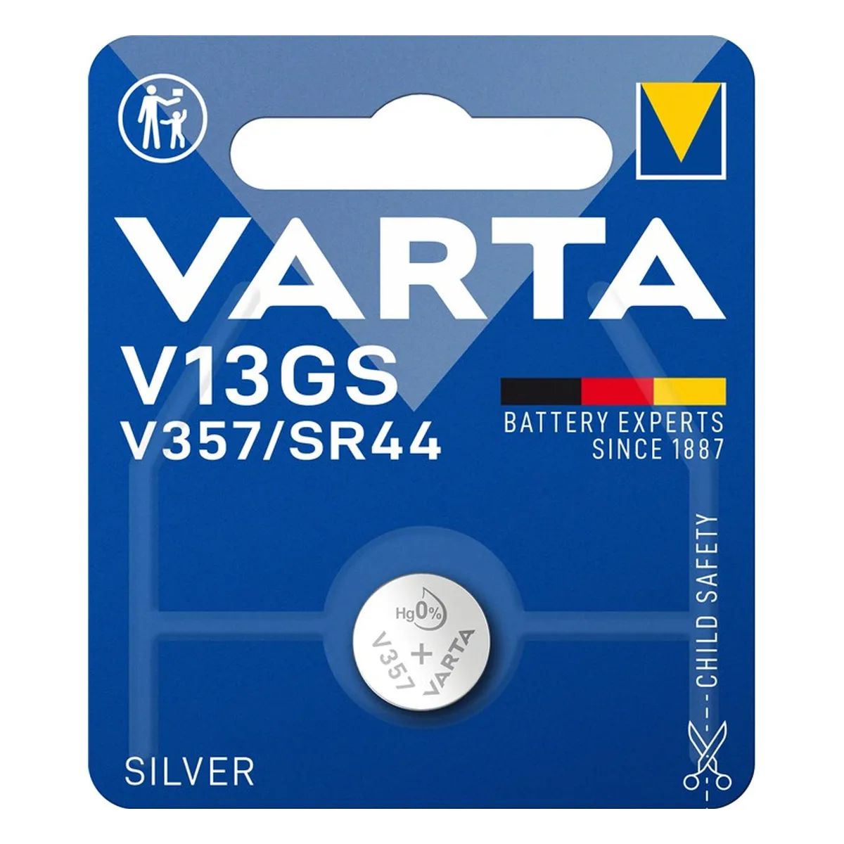Varta Knopfzelle SR44 (V13GS/357) 1,55V