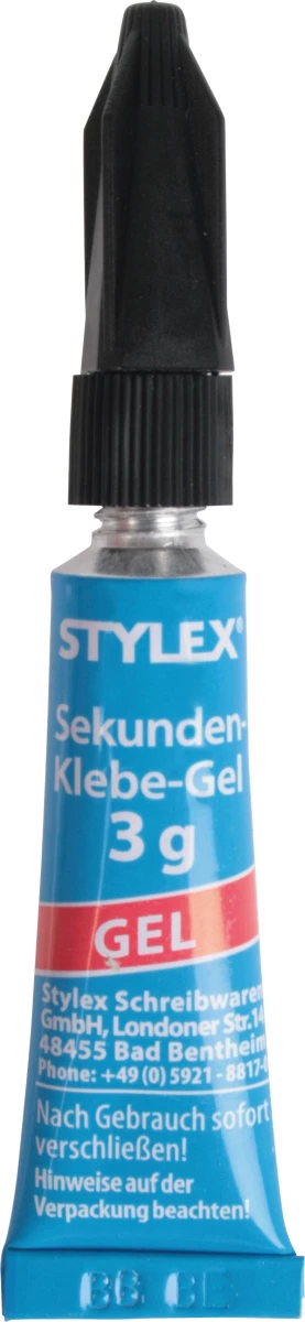 Sekundenkleber Gel, 2 Tuben á 3 g