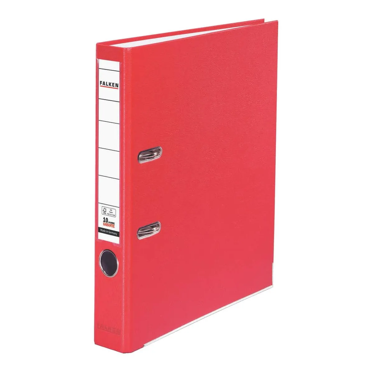 Falken Ordner PP-Color S50 - A4, 5 cm, rot
