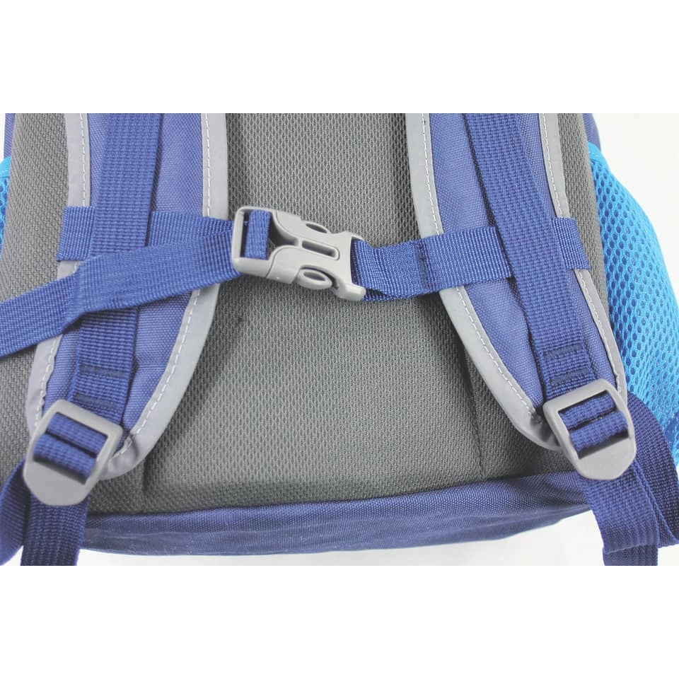 DONAU Kinderrucksack Freizeit blau - 26 x 36 x 12 cm