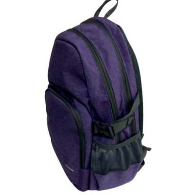 DONAU Schulrucksack Uni - lila