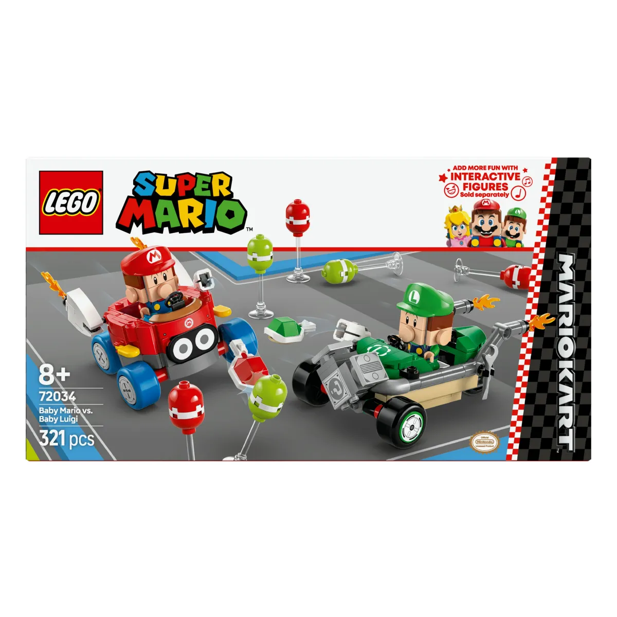 LEGO® Super Mario Mario Kart – Baby Mario vs Baby Luigi 72034