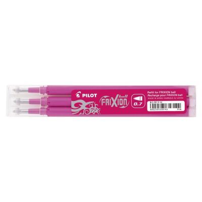 Tintenrollermine FriXion BLS-FR7 - 0,4 mm, pink, 3er Pack