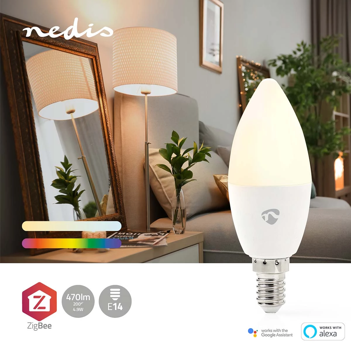 SmartLife Vollfärbige LED-Lampe