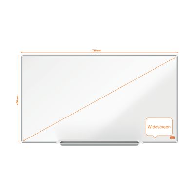 Whiteboardtafel Impression Pro - 71 x 40 cm, emailliert, weiß