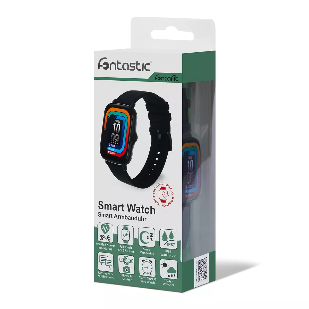 Smarte Armbanduhr FontaFit 480CH Talis schwarz