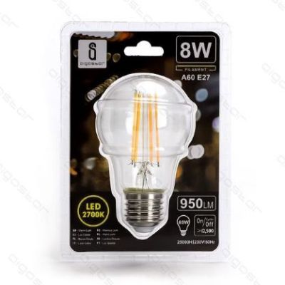 Aigostar LED FILAMENT 'Classic', 8W, E27