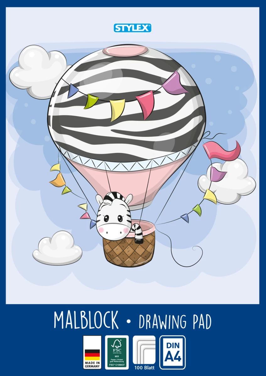 Stylex Malblock, DIN A4, 100 Blatt, FSC