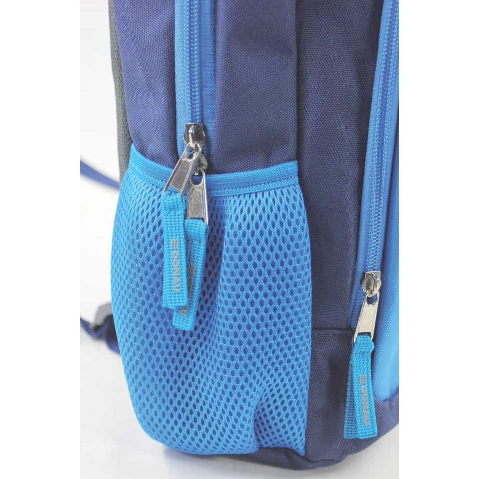 DONAU Kinderrucksack Freizeit blau - 26 x 36 x 12 cm