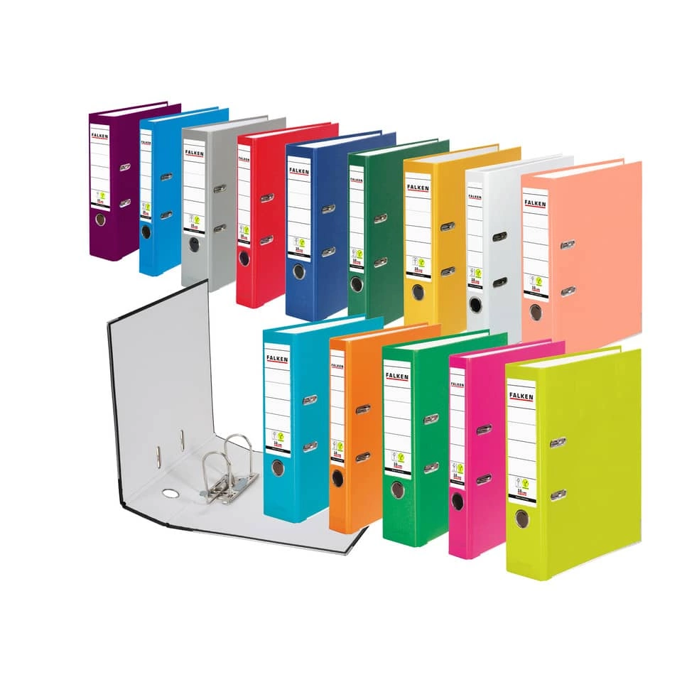 Falken Ordner PP-Color S80 - A4, 8 cm, türkis