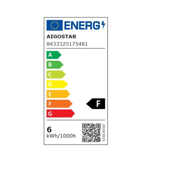 Aigostar LED 'Birne', 6W, E14