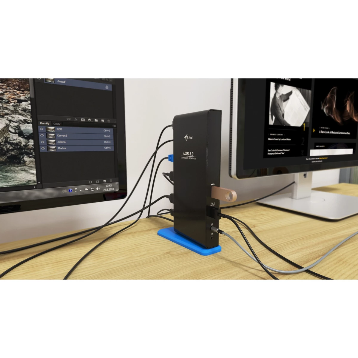 i-tec USB 3.0 Dual HDMI Docking Station