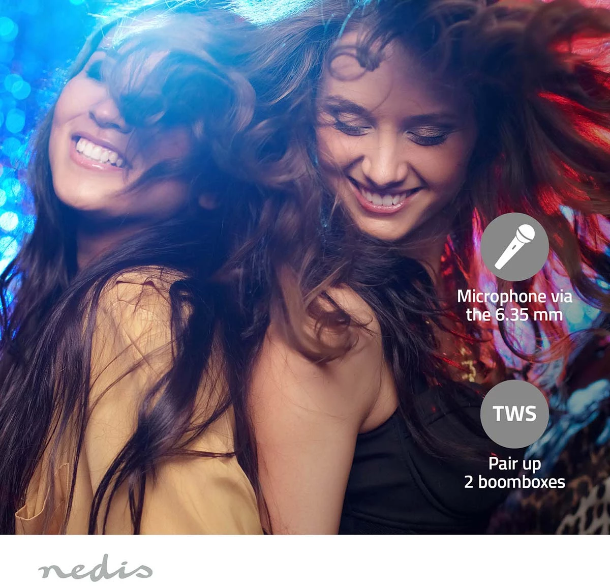 Nedis Bluetooth® Party Boombox Nedis Bluetooth® Party Boombox