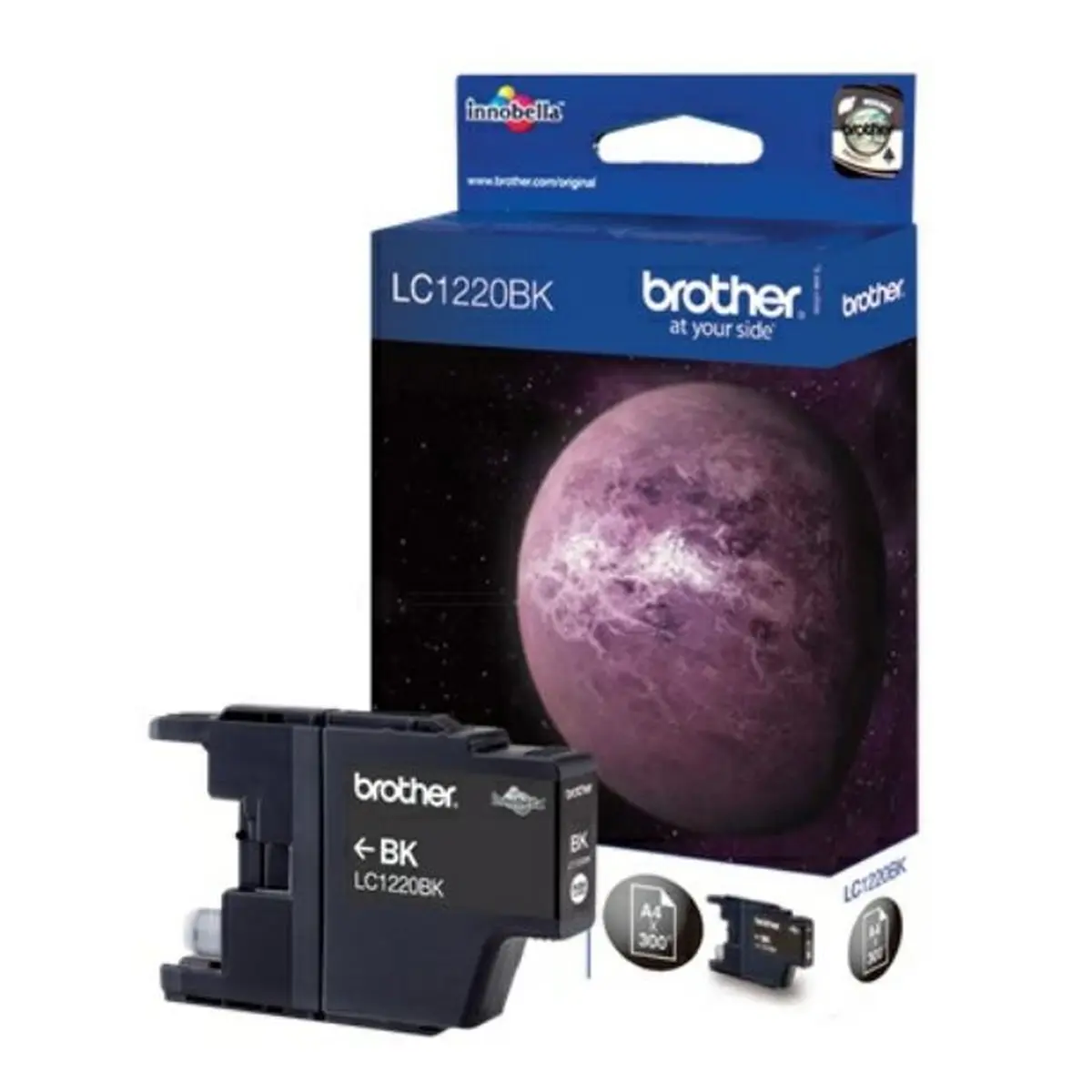 Brother Druckerpatrone 'LC-1220BK' schwarz 300 Seiten