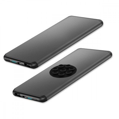 Saugnapf Power Bank Ventu 10.000mAh schwarz