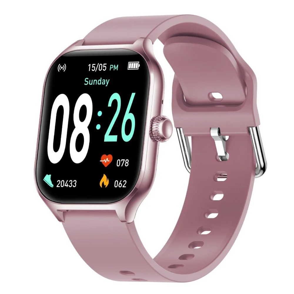 Fontastic Timor Smartwatch mit 2,01“ Display, BT Call purple