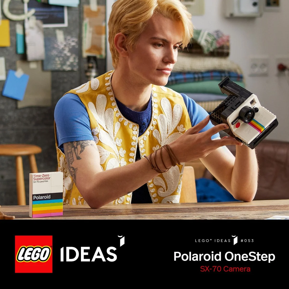 LEGO® Ideas Polaroid OneStep SX-70 Sofortbildkamera 21345 LEGO® Ideas Polaroid OneStep SX-70 Sofortbildkamera 21345