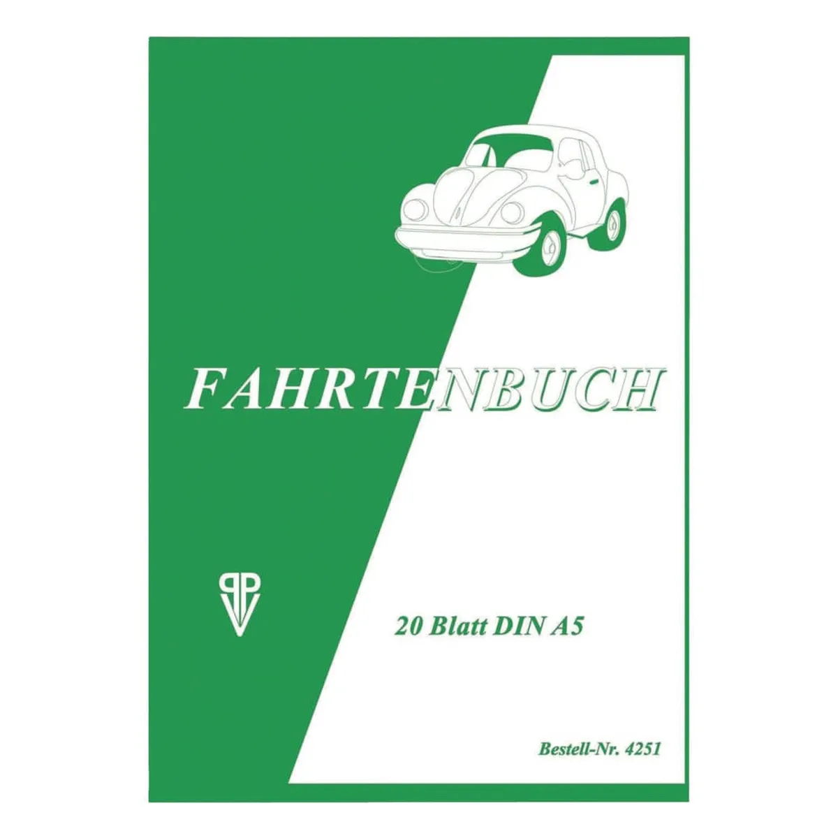 PVP Penig Fahrtenbuch für PKW - A5, 20 Seiten
