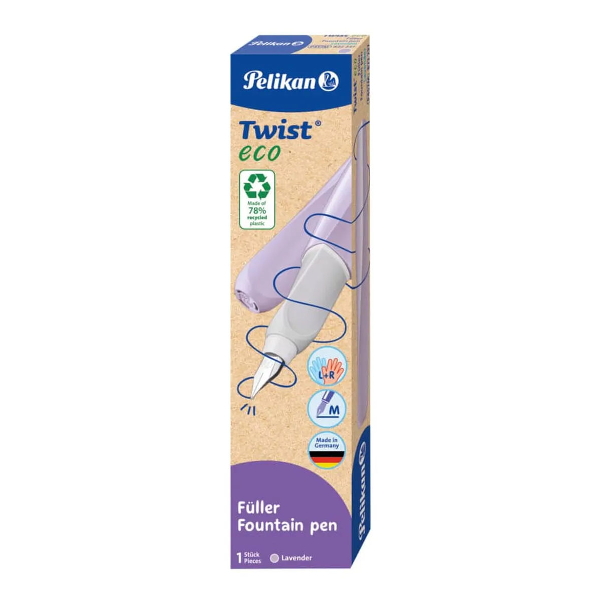 Pelikan® Füller Twist® Eco - Feder M, lavendel