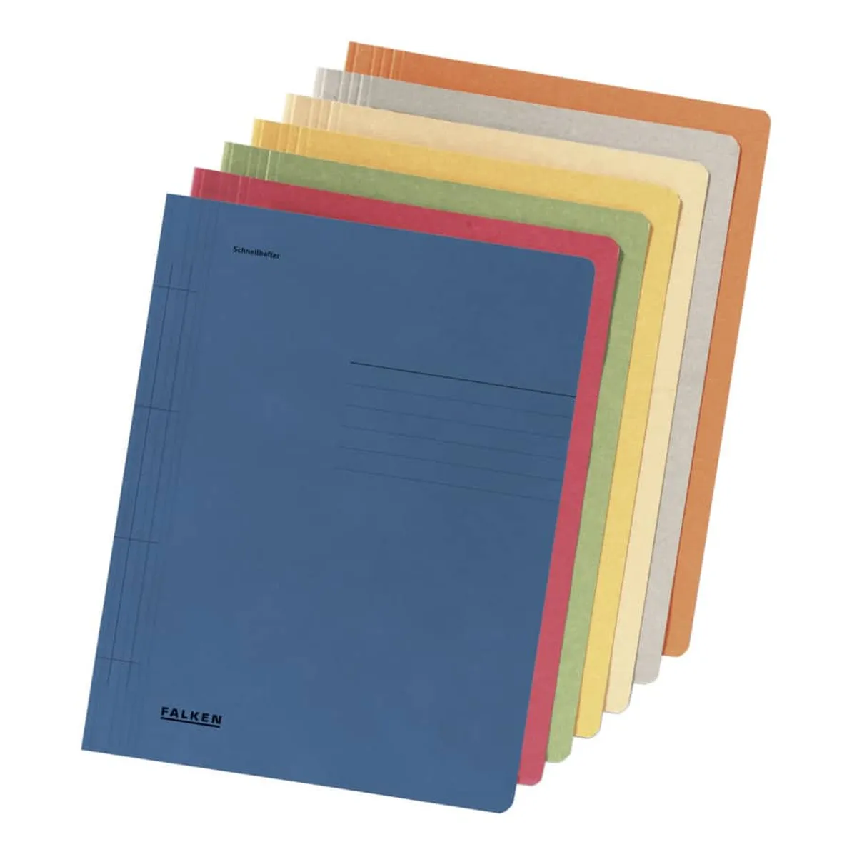 Falken Schnellhefter - A4, 250 Blatt, Manilakarton (RC), blau
