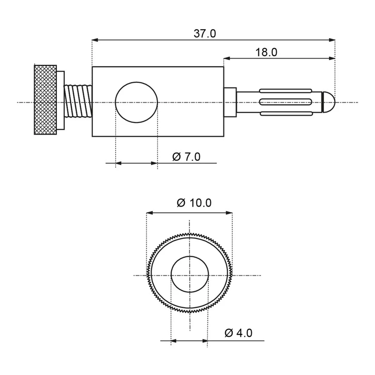 Goobay Bananenstecker mit Schraubanschluss