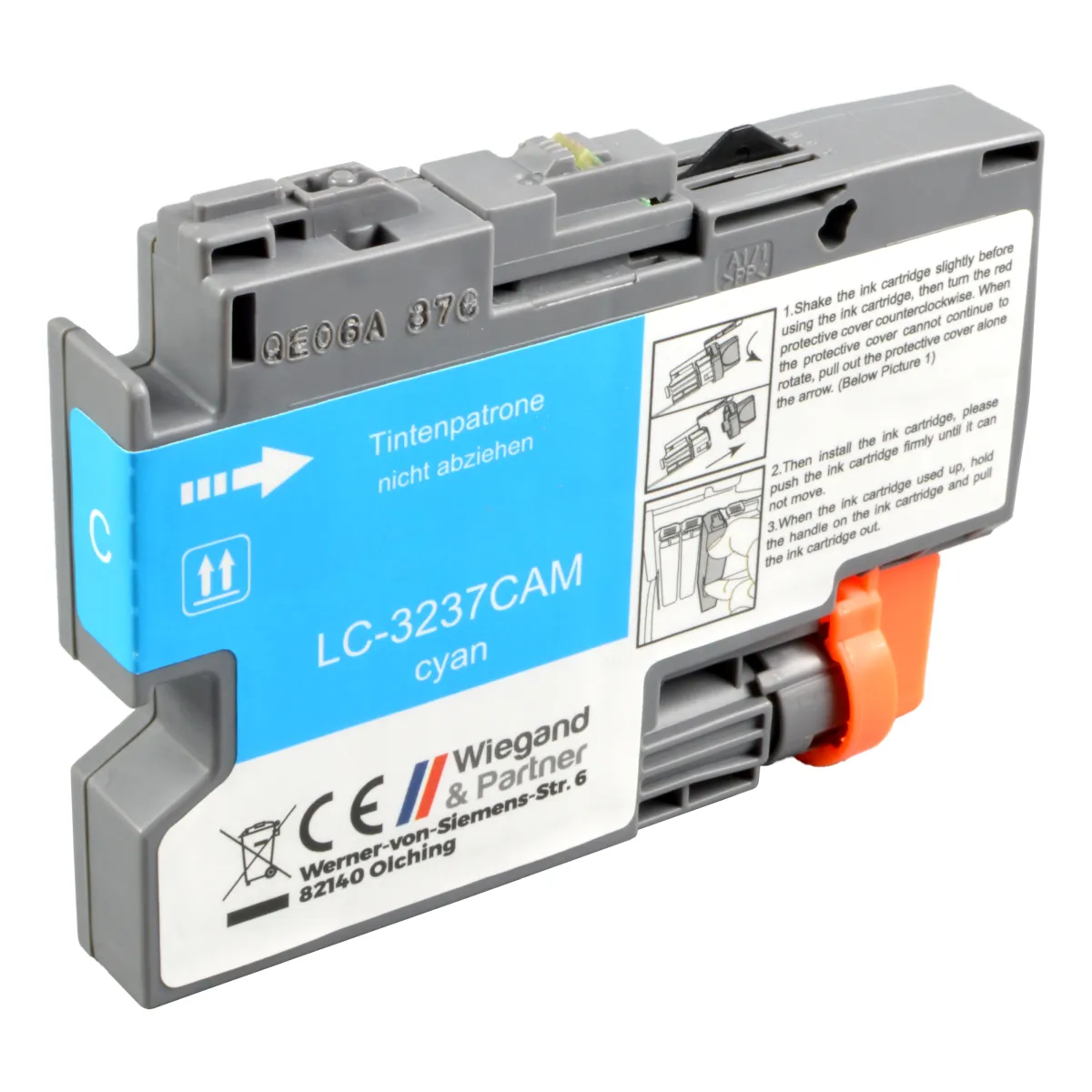 Brother LC-3237 C - alternative Patrone 'cyan' 1500 Seiten - Digital Revolution