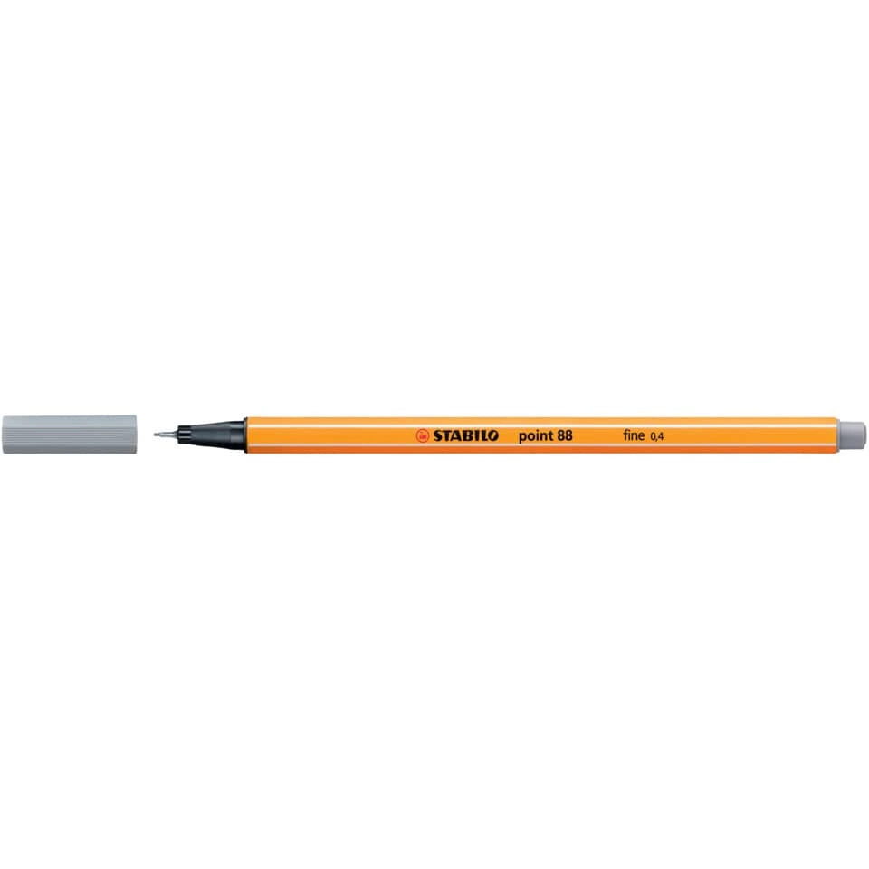 Fineliner - point 88 - mittelgrau Fineliner - point 88 - mittelgrau