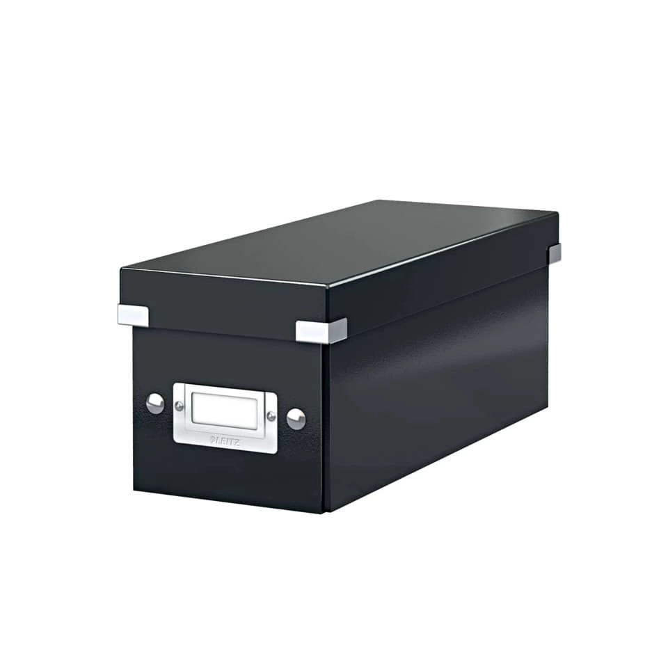Leitz Archivbox WOW Click & Store - CD, schwarz