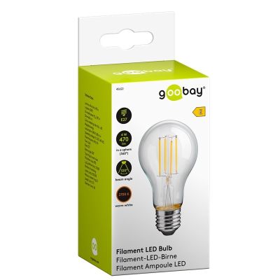 Goobay Filament-LED-Birne, 4 W