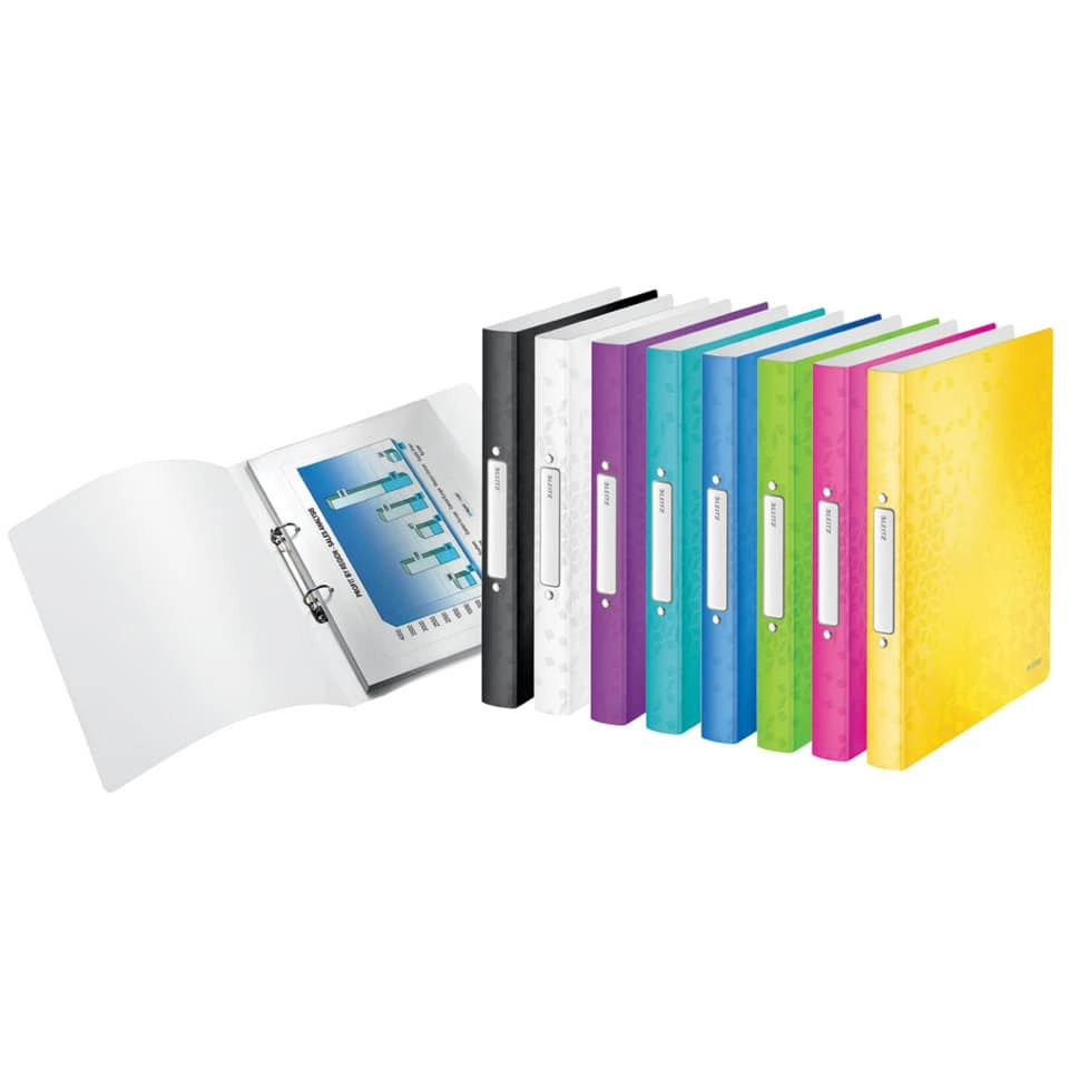 Leitz Ringbuch WOW, A4, PP, 2 Ringe, 25 mm, gelb