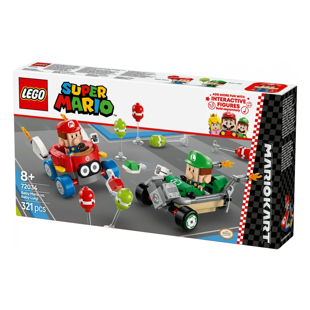 LEGO® Super Mario Mario Kart – Baby Mario vs Baby Luigi 72034