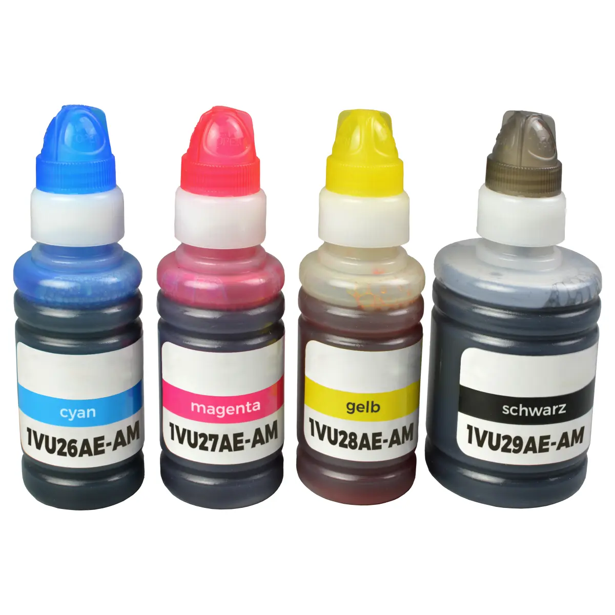 HP 31 / 32XL - alternatives Tintenflaschen MultiPack KCMY 1x 100 ml | 4.000 Seiten, 3x 8.000 Seiten (CMY) - Digital Revolution