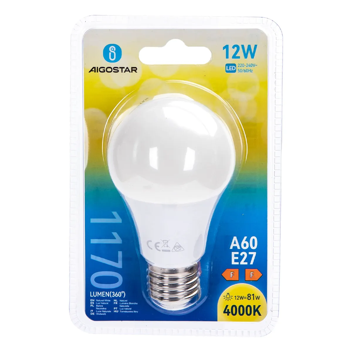 Aigostar LED 'Classic' E27, 12W Aigostar LED 'Classic' E27, 12W