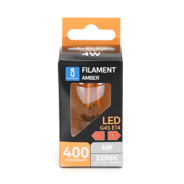 Aigostar LED FILAMENT 'G45', 4W, E14