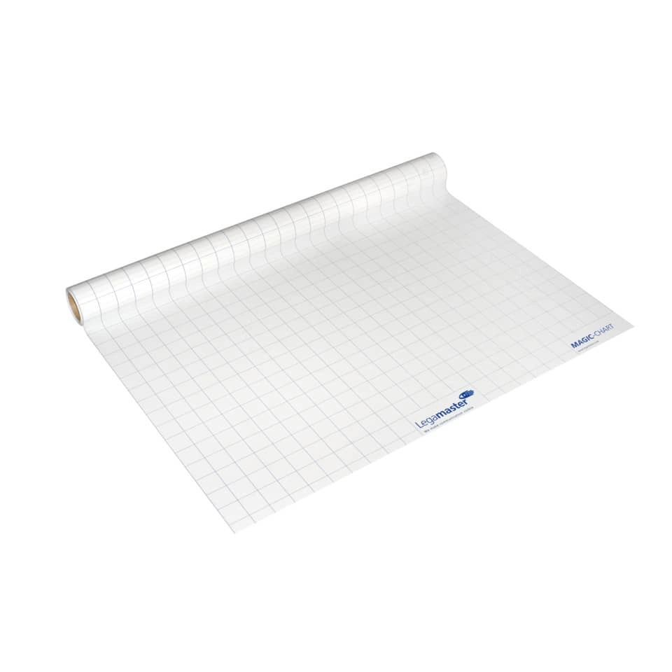 Legamaster Schreibfolie Magic-Chart flipchart - 60 x 80 cm, 25 Blatt, weiß, kariert