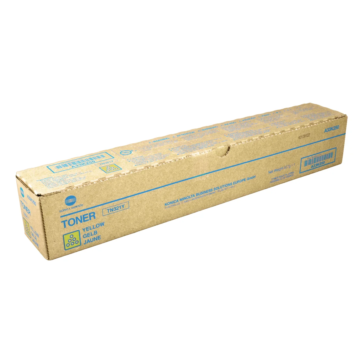 Konica Minolta TN-321Y Toner gelb 25.000 Seiten (A33K250)
