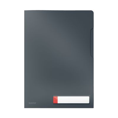 LEITZ Privacy Sichthülle Cosy - A4, PP, grau matt, Blickdicht, 3 Stück