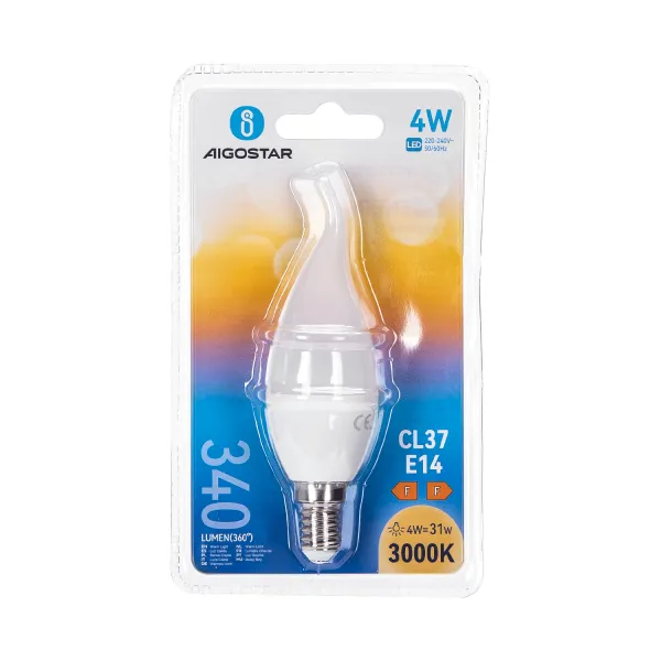 Aigostar LED 'Kerze', 4W, 270°, E14